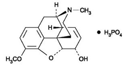 Image Of Codeine Phosphate Chemical Structure (Codeine Phosphate Chemical Structure)